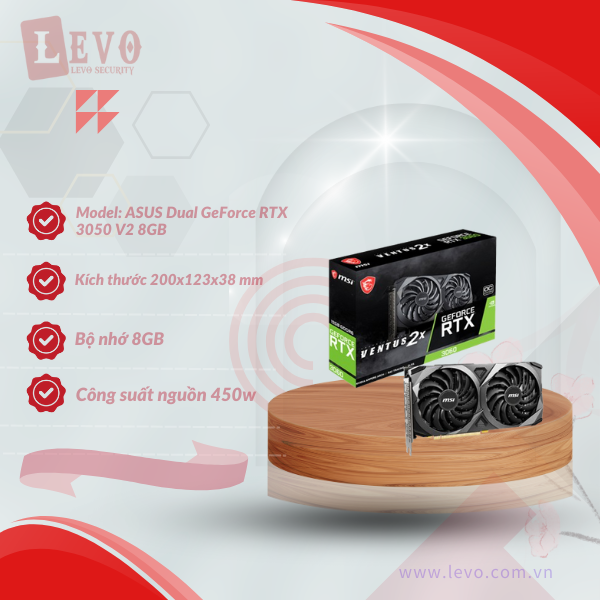 Card màn hình ASUS RTX 3050 OC Edition 6GB GDDR6 