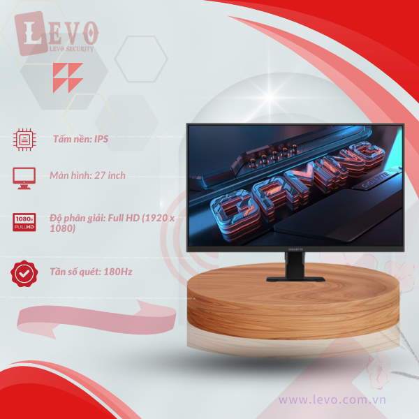 Màn hình GIGABYTE GS27FA (27 Inch IPS 180Hz)