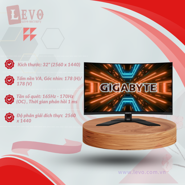 Màn hình Gigabyte M32QC 32