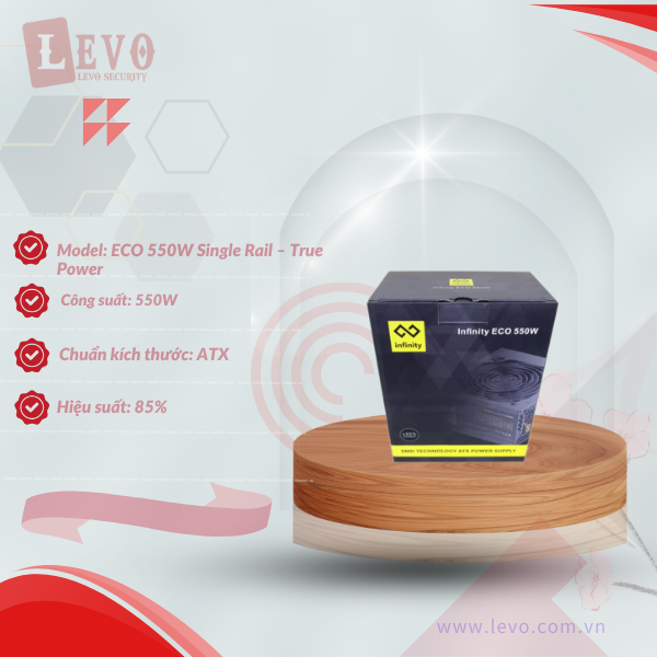 Nguồn Infinity ECO 550W Single Rail – True Power